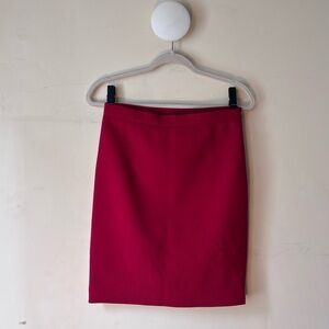 VTG Moschino Cheap and Chic Red Wool Skirt